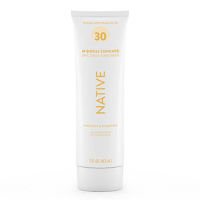 Native front packaging showing 5 oz tube and SPF 30 protection benefit