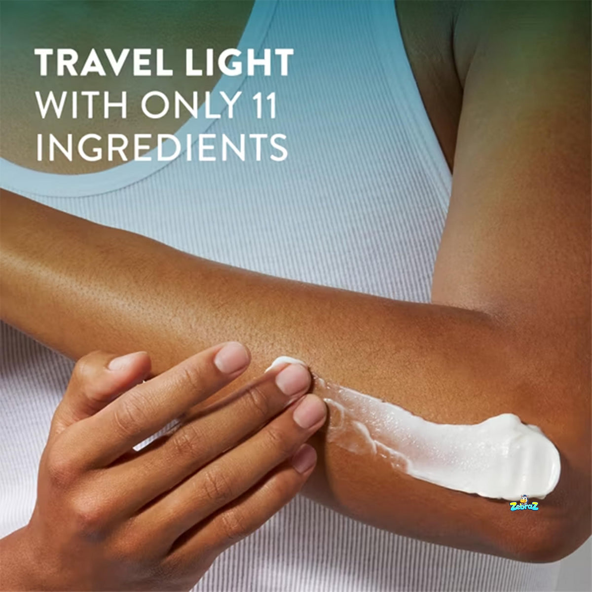 Native cream texture detail demonstrating lightweight, fast-absorbing formula