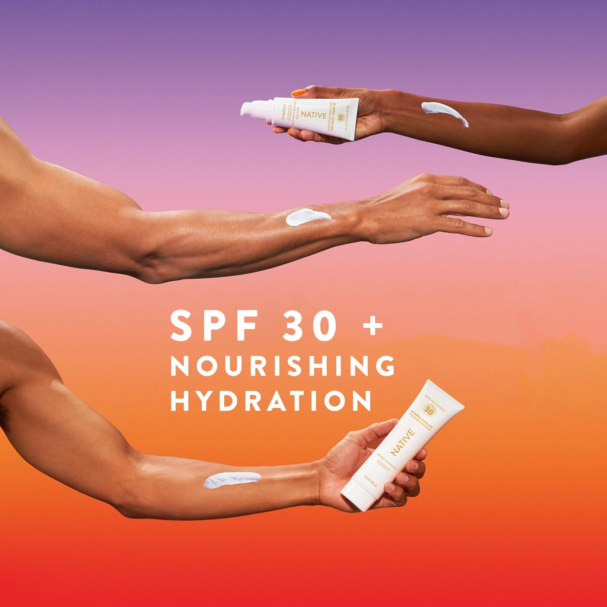 Native label closeup highlighting Hawaii compliant formulation benefit