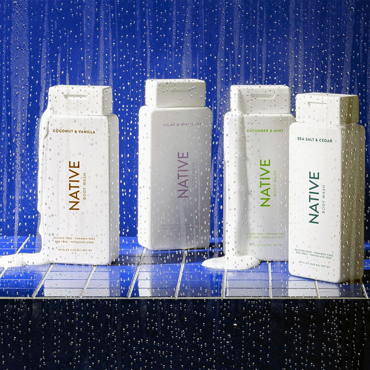 Native label close-up highlighting naturally derived ingredients and transparency