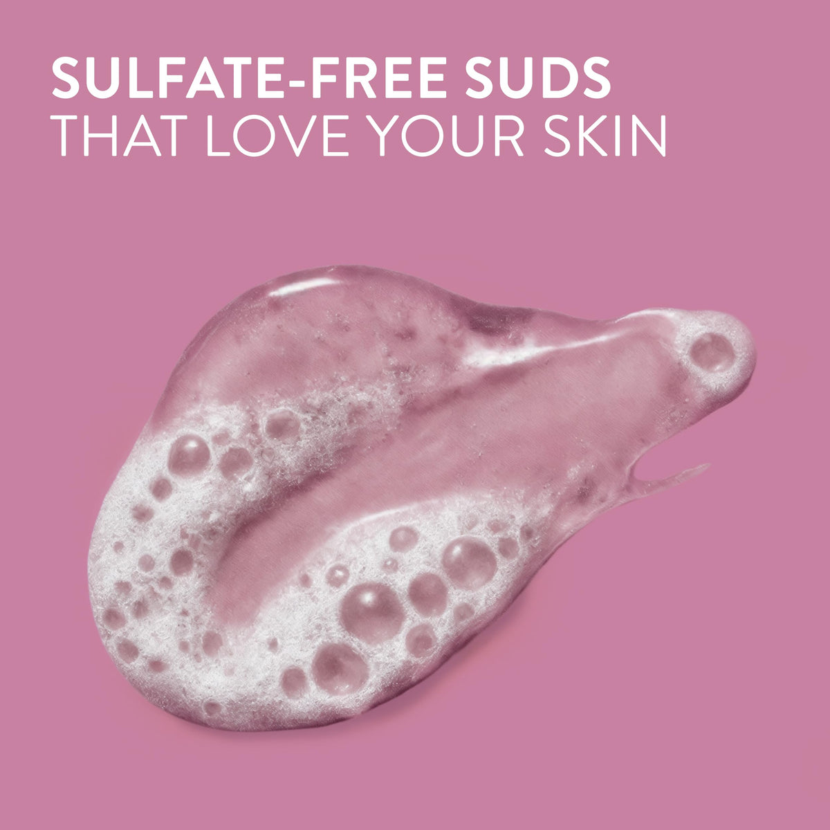 Native label ingredient detail highlighting sulfate-free and plant-based formula