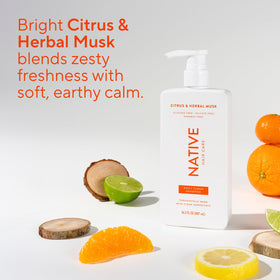 Native lifestyle bathroom shelf display showing aesthetic scent and daily routine benefit
