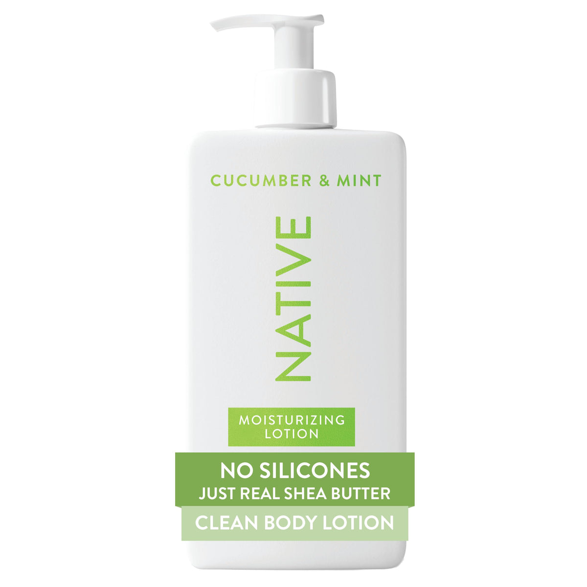Native front bottle view showing clean packaging and 16.5 fl oz size benefit