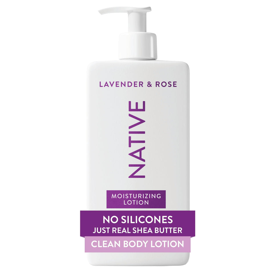 Native front pump bottle showing clean packaging and easy dispensing benefit