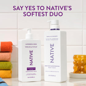 Native hands using pump to dispense lotion showing precise control benefit