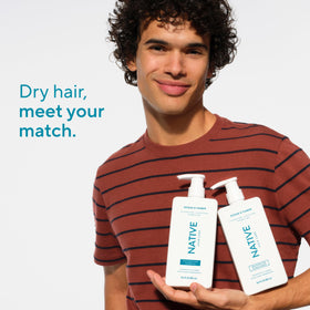 Native ingredient highlight coconut oil-derived cleanser emphasizing gentle cleansing