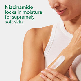 Native pump dispensing lotion into hand for quick moisturization benefit