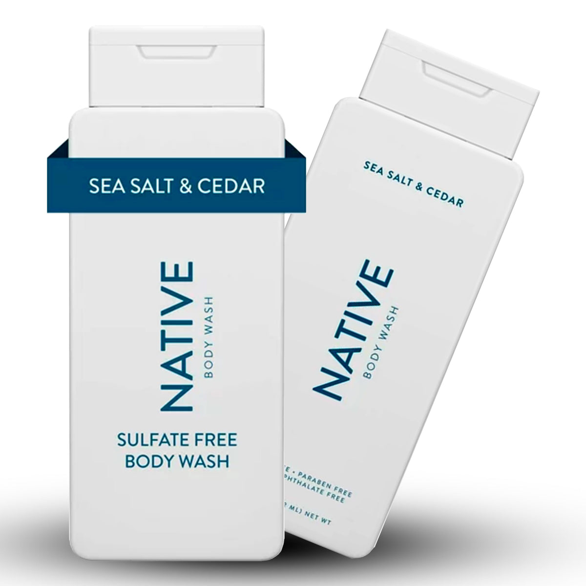 Native bottle bottom displaying recyclable symbol and sustainable choice