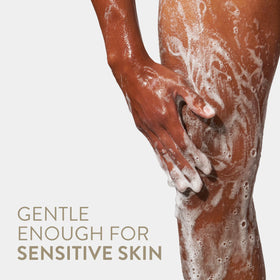 Native scent notes visual combining sandalwood and shea benefit