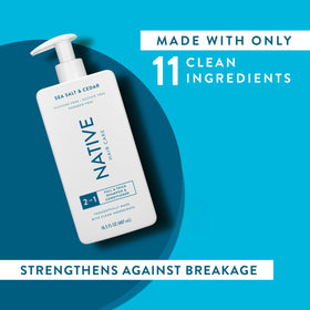 Native lather closeup demonstrating gentle foaming and cleansing