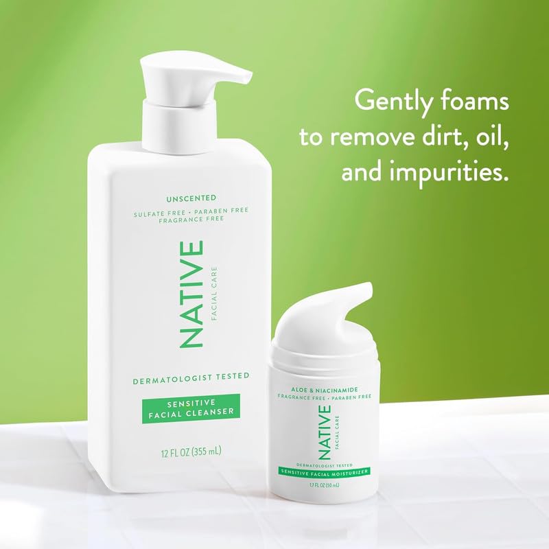 Native light foam texture on hand showing gentle lather and effective cleansing