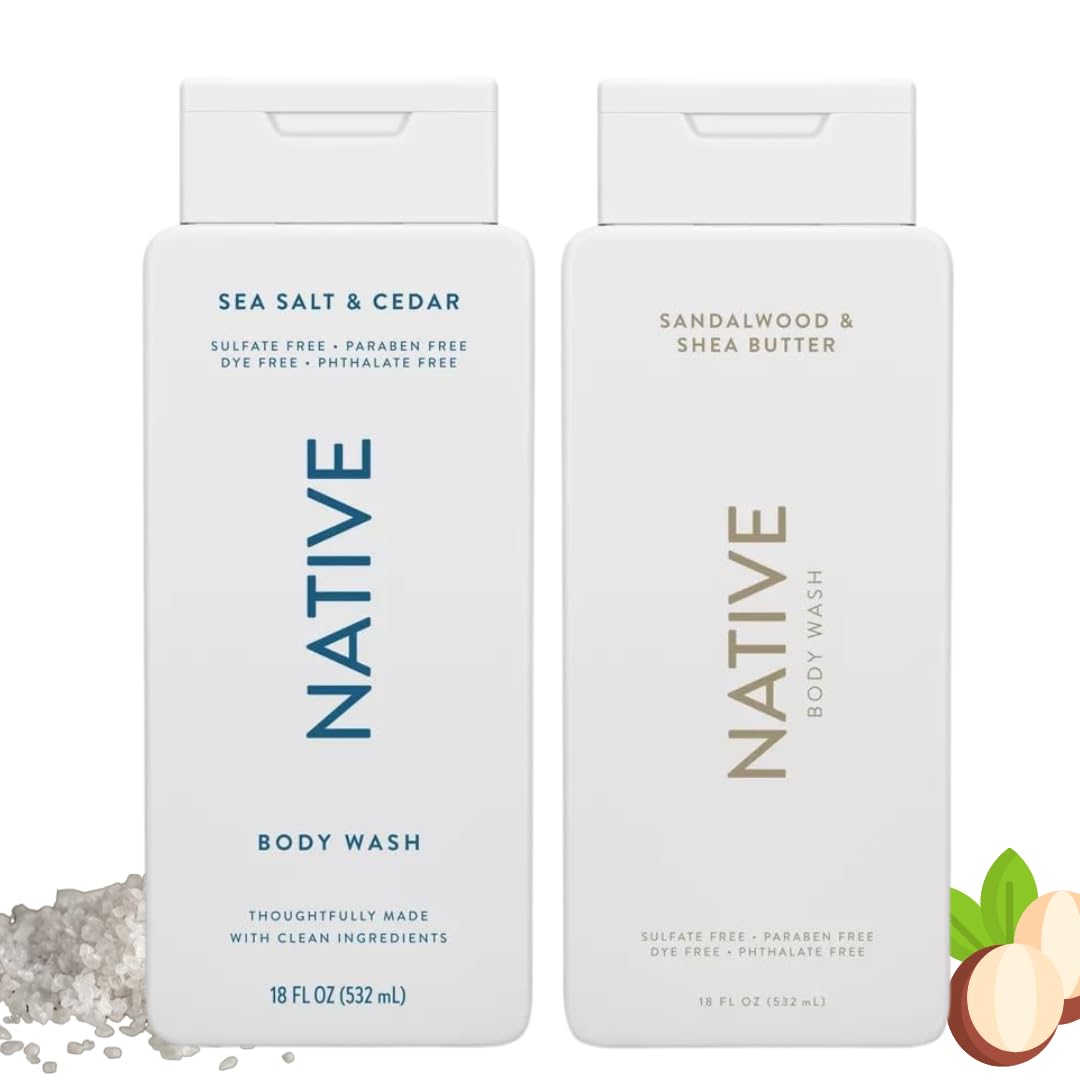 Native two 18oz bottles side-by-side showing value and easy storage