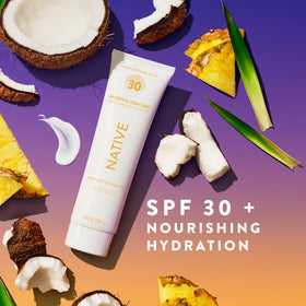 Native texture closeup displaying smooth zinc oxide lotion for easy application