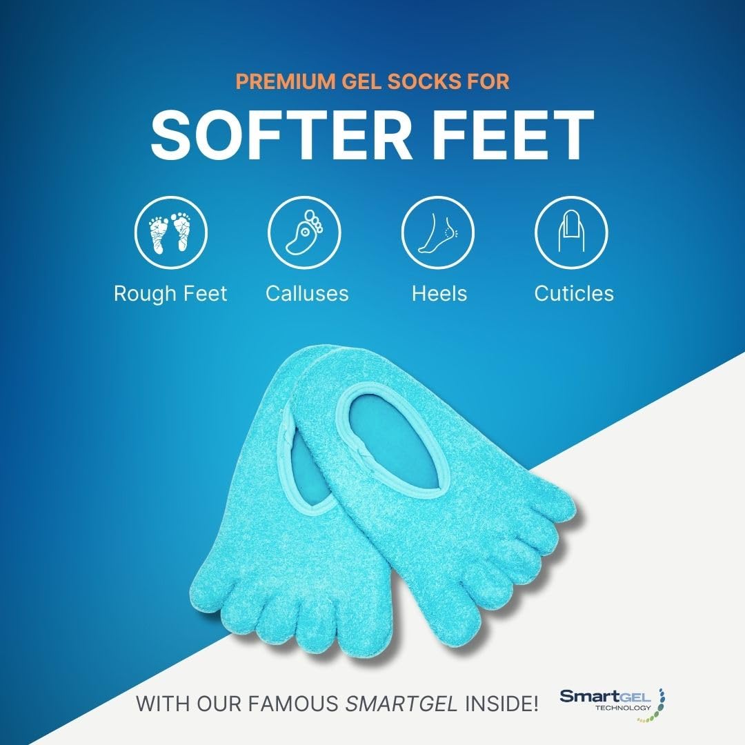 NatraCure gel texture close-up inside sock highlighting botanical-infused moisturizing layer