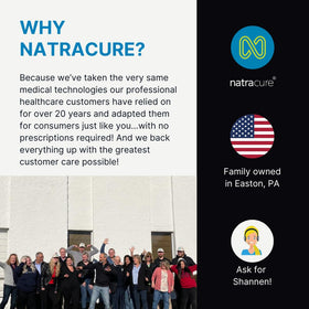 NatraCure ingredients label listing vitamins and emollients