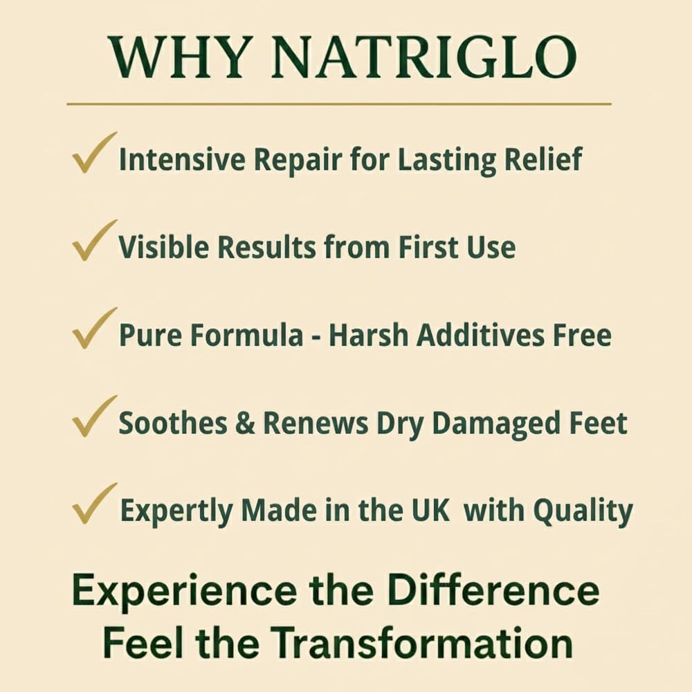 natriglo ingredients display with shea, jojoba, tea tree for nourishment