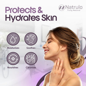 Natrulo calendula and oils arranged to show natural ingredient sourcing and benefits