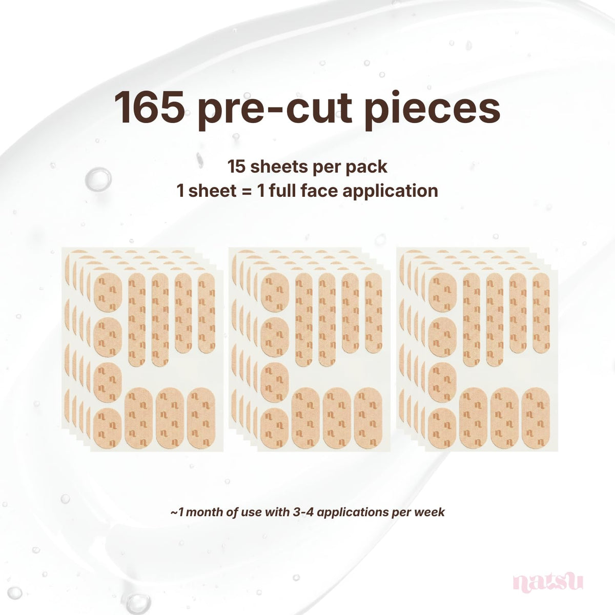 Natsu patch shown on bedside table at night, easy overnight routine benefit