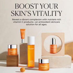 Natura Bissé on bathroom counter in lifestyle setting suggesting routine use