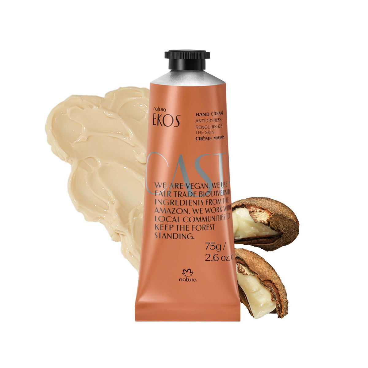natura front packaging showing tube and branding for quick recognition and trust