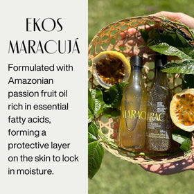 Natura close-up of oil texture, reveals silky emulsion and lightweight feel