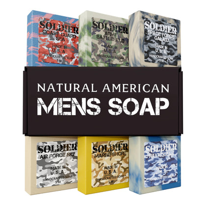 Natural American brand front packaging showing six boxed bars and benefit of natural ingredients