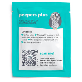 Natural Essentials size comparison with coin to show compact sealed sachet