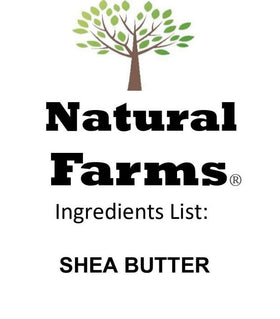 Natural Farms shea butter in DIY balm setup showing blendability for custom skincare formulations