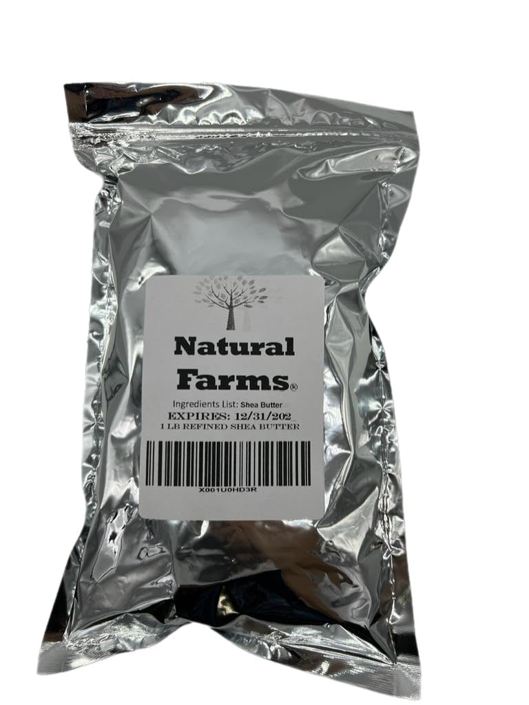Natural Farms shea butter texture close-up revealing creamy white consistency for smooth application