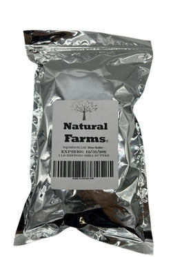 Natural Farms shea butter texture close-up revealing creamy white consistency for smooth application
