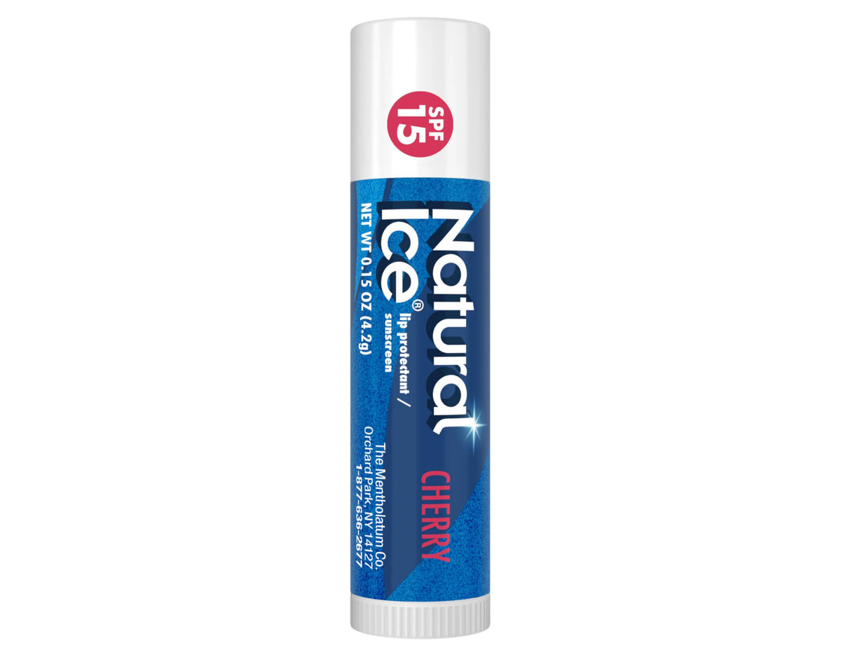 Natural Ice tube in hand to show compact size and easy pocket carry benefit