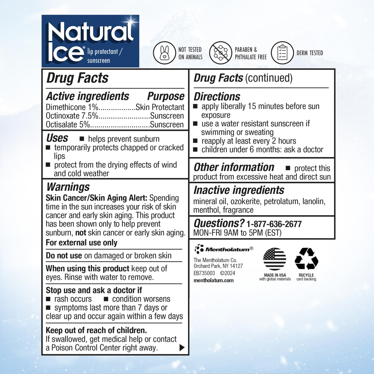 Natural Ice used at the beach for sun protection and cooling relief