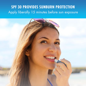Natural Ice label detail highlighting SPF 30 and ingredient information