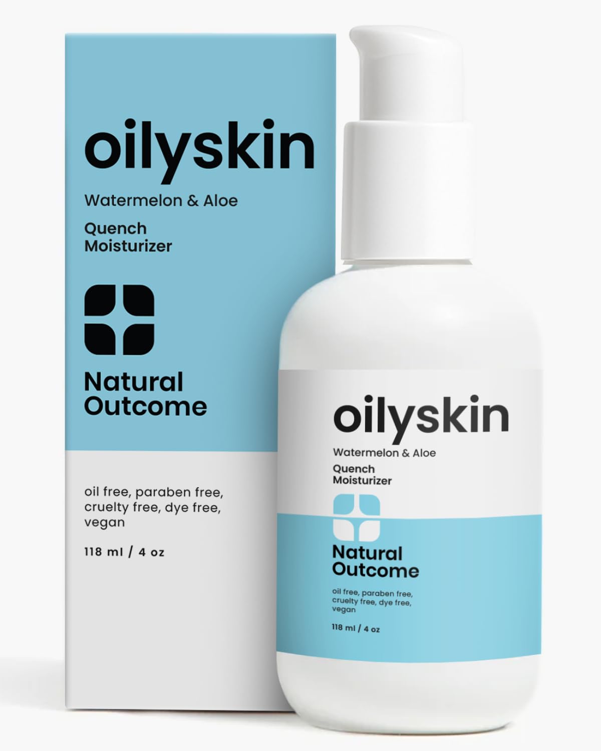 natural outcome front packaging showing bottle and label benefits