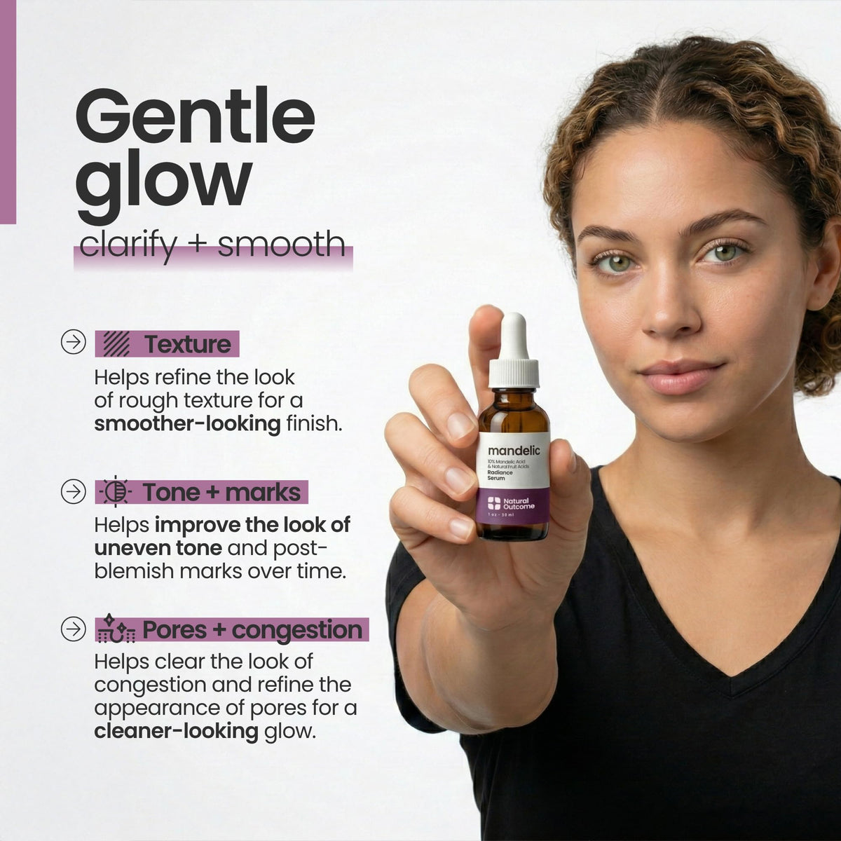 natural outcome texture close-up showing lightweight hydrating serum