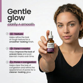 natural outcome texture close-up showing lightweight hydrating serum