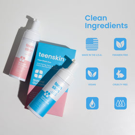 natural outcome two bottles side by side for size comparison and travel convenience