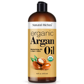 Natural Riches front bottle image showing clean packaging and product benefits