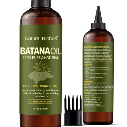 Natural Riches front bottle view showing label and size benefit