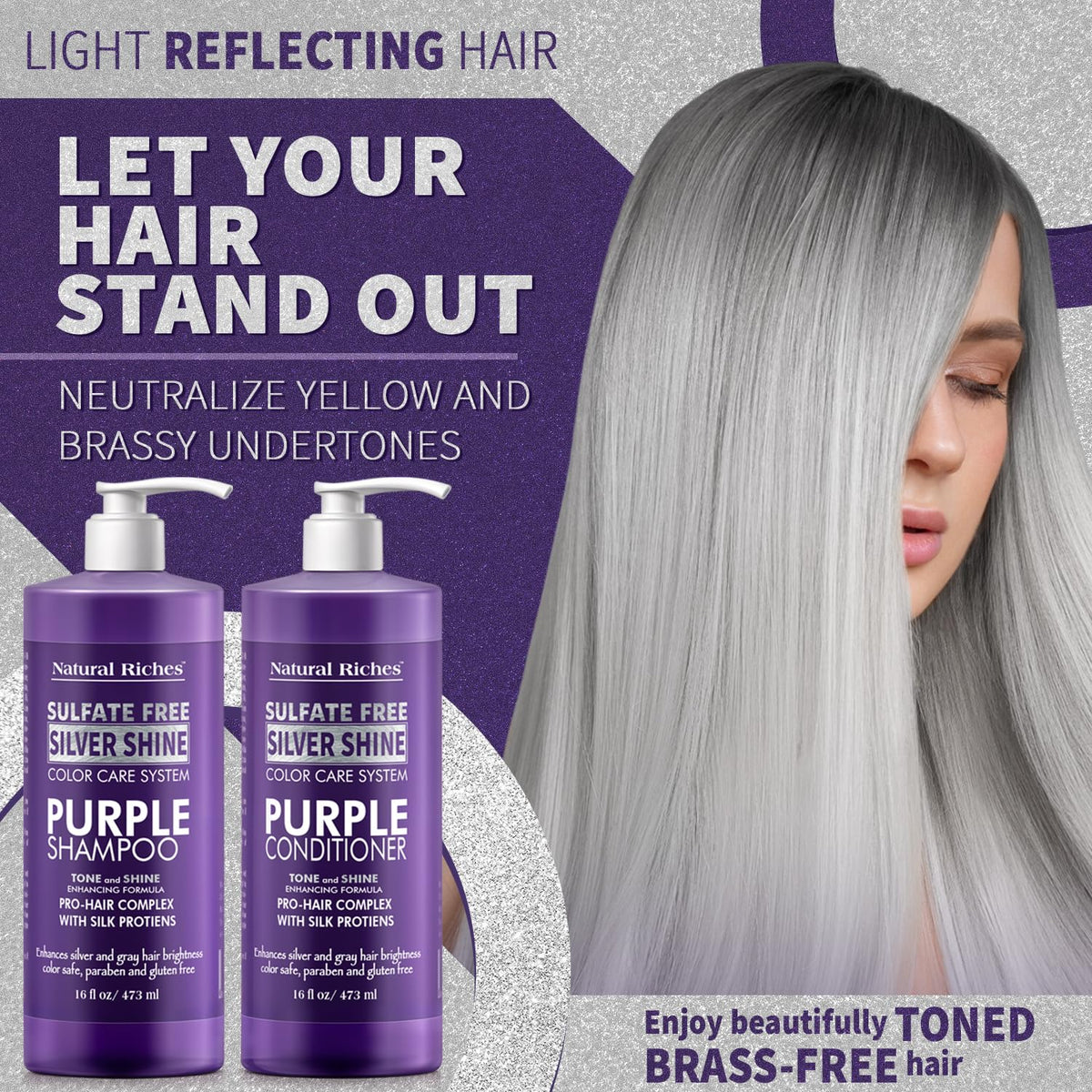 Natural Riches conditioner cream in hand showing silk proteins for softness
