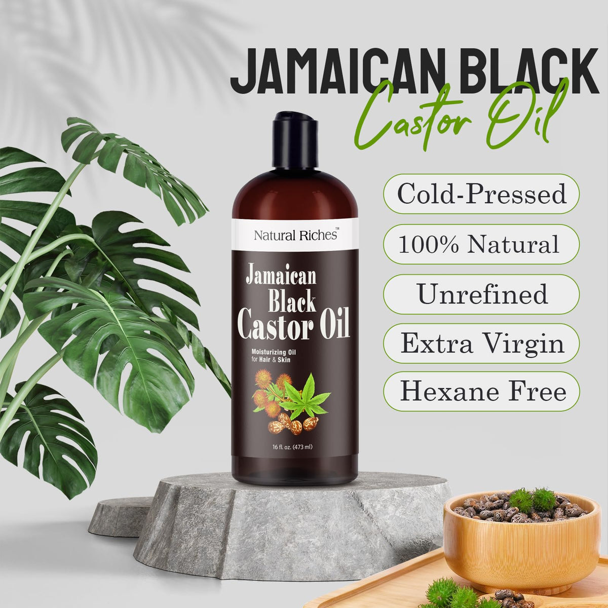 Natural Riches on cuticles demonstrating nail and skin hydration