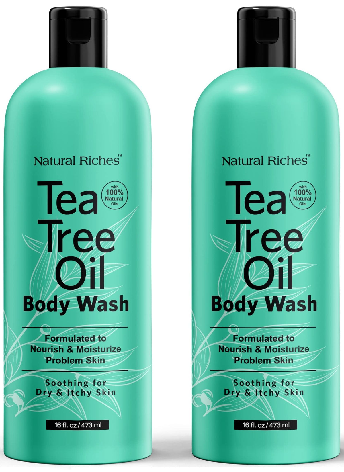 Natural Riches front packaging showing bottle and brand clarity benefits