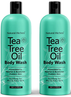 Natural Riches front packaging showing bottle and brand clarity benefits