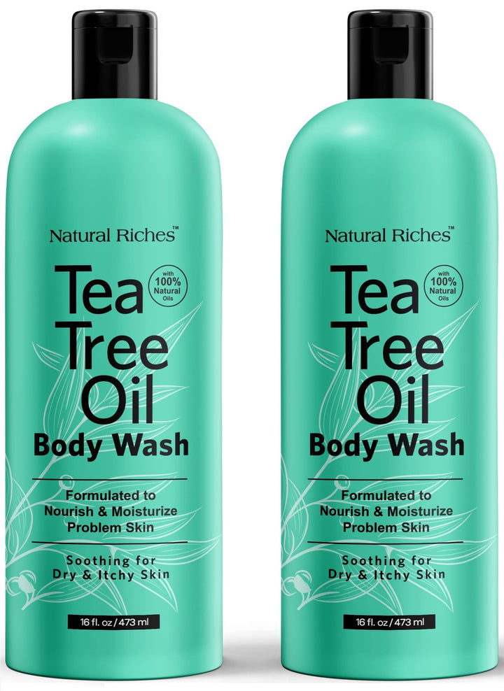 Natural Riches front packaging showing bottle and brand clarity benefits
