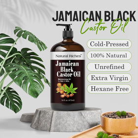 Natural Riches application to scalp with fingers demonstrating targeted hydration