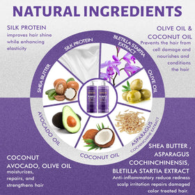 Natural Riches bottles in hand to show 16-ounce scale and easy handling