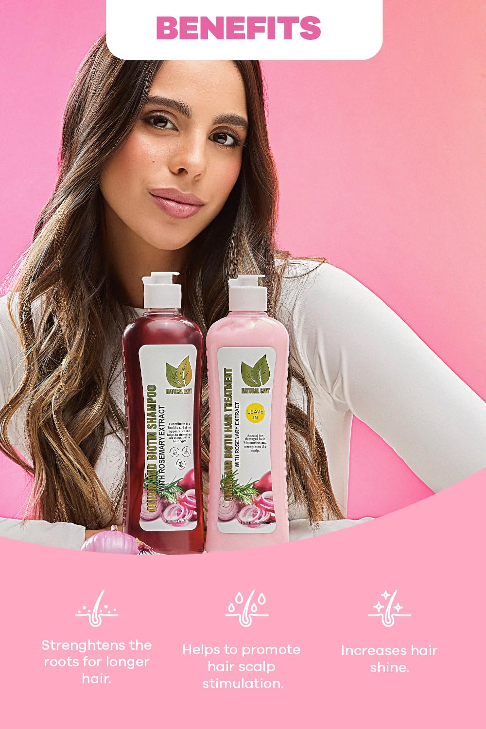 Natural Sant bottles in hand for scale illustrating travel-friendly size