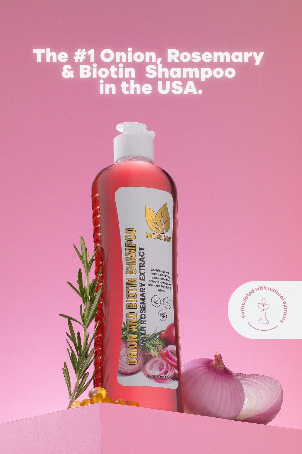 Natural sant label closeup highlighting ingredients and clear branding