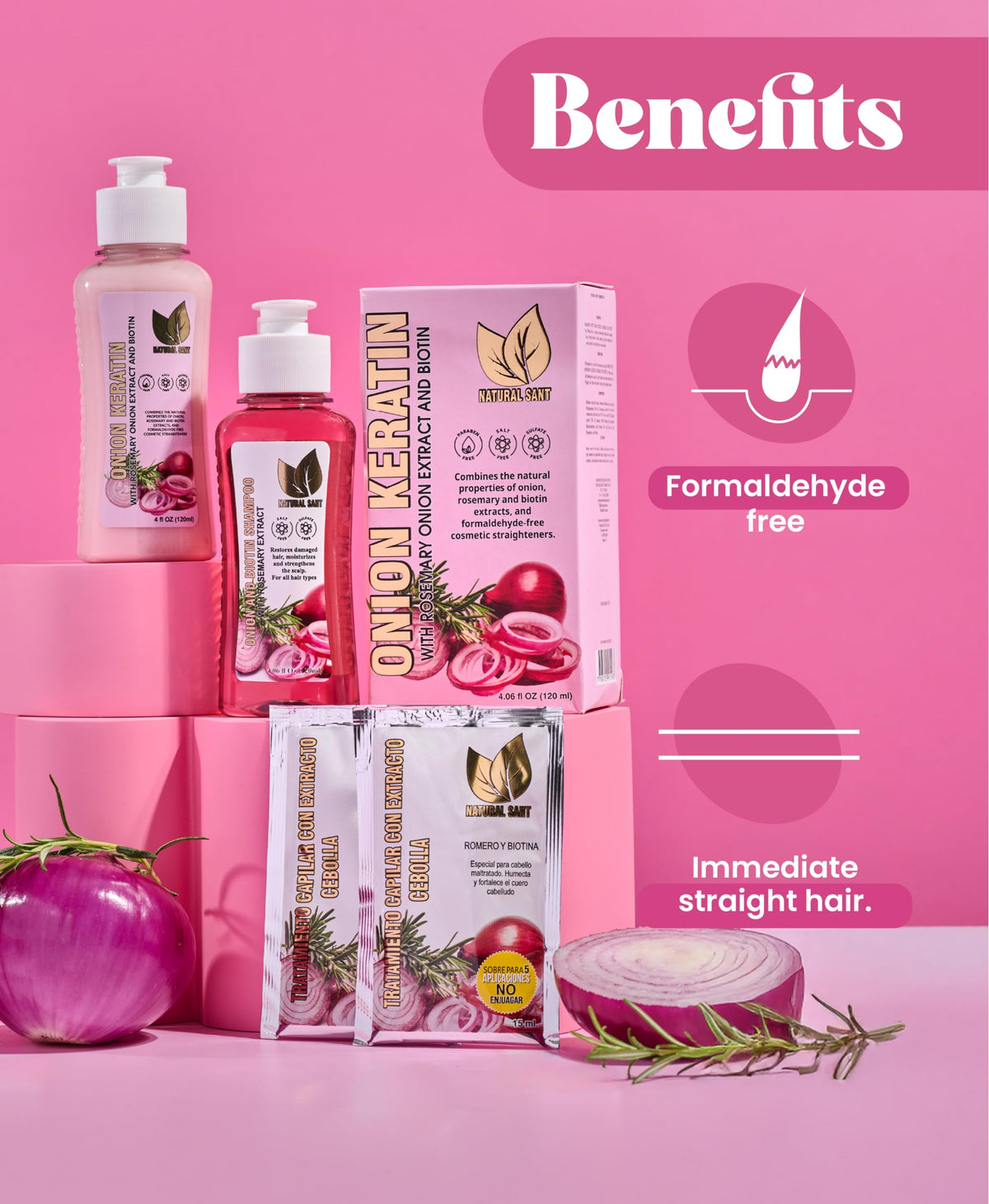 Natural sant DuoBox on bathroom shelf suggesting salon-style results