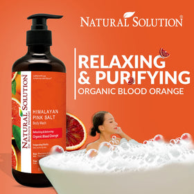 Natural Solution in bathroom lifestyle scene conveying spa-like shower experience